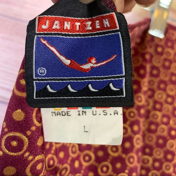 Jantzen Floral Swim Coverup Skirt Sz Large - Picture 2 of 4